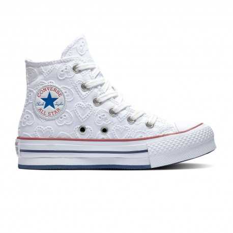Chuck taylor all star eva lift hi - White/garnet/midnight navy
