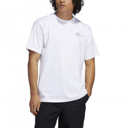 ADIDAS, The answer is never ss tee, White
