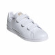 ADIDAS, Stan smith cf, Ftwwht/ftwwht/goldmt