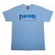 THRASHER, T-shirt checkers, Carolina blue