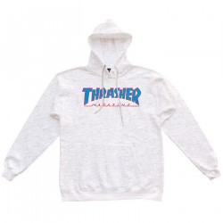 THRASHER, Sweat outlined hood, Ash grey
