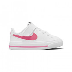 NIKE, Nike court legacy, White/hyper pink