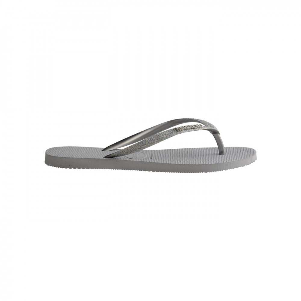 havaianas grey glitter