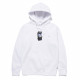 HUF, Sweat arcade hood, White