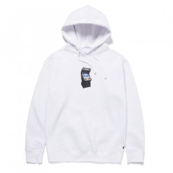 HUF, Sweat arcade hood, White