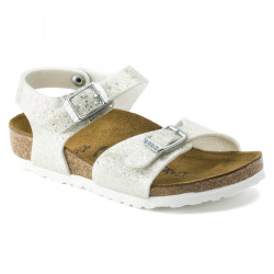 BIRKENSTOCK, Rio plain bf, Cosmic sparkle white