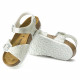BIRKENSTOCK, Rio plain bf, Cosmic sparkle white