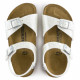 BIRKENSTOCK, Rio plain bf, Cosmic sparkle white