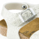 BIRKENSTOCK, Rio plain bf, Cosmic sparkle white