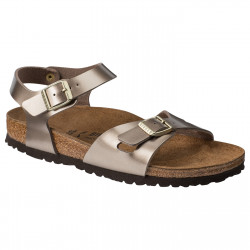 BIRKENSTOCK, Rio bf, Electric metallic taupe