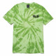 HUF, T-shirt haze brush tie dye ss, Lime