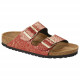 BIRKENSTOCK, Arizona microfibre, Shiny python red / gold