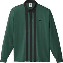 ADIDAS, Rugby jersey, Collegiate green/black