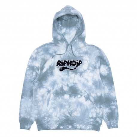 Ripntail hoodie - Grey lighning wash