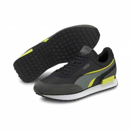 Future rider double - Puma black-balsam green-nrgy yellow