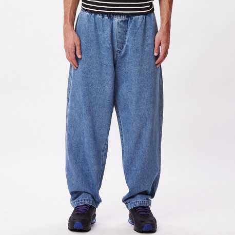 Easy denim pant - Light indigo