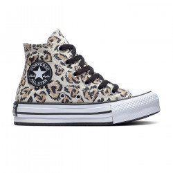 CONVERSE, Chuck taylor all star eva lift hi, Driftwood/black/white