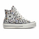 CONVERSE, Chuck taylor all star lift hi, Egret/multi/black