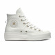CONVERSE, Chuck taylor all star lift hi, Egret/egret/light gold