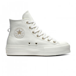 CONVERSE, Chuck taylor all star lift hi, Egret/egret/light gold