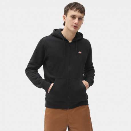 Oakport zip hoodie - Black