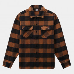 DICKIES, New sacramento shirt, Brown duck