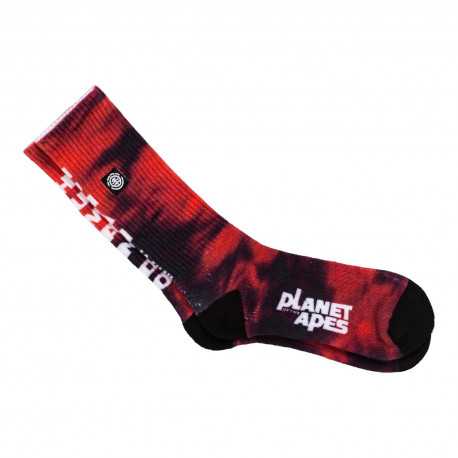 Pota skate socks - Red tie dye