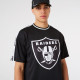 NEW ERA, Nfl taping oversized tee lasrai, Blk