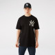 NEW ERA, Mlb big logo oversized tee neyyan, Blk
