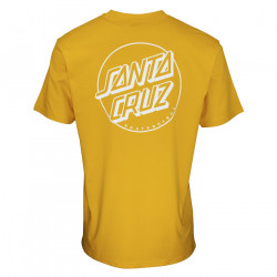 SANTA CRUZ, Opus dot stripe t-shirt, Mustard