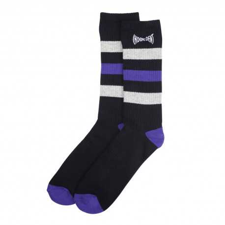 Span stripe socks - Black