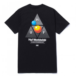 HUF, T-shirt video format tt ss, Black