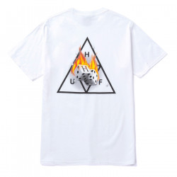 HUF, T-shirt hot dice tt ss, White
