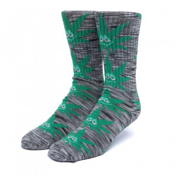 HUF, Socks tiedye green buddy pl, Black
