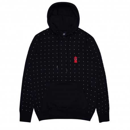 Dots hood - Black