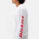 DICKIES, Jf graphic ls tee, White