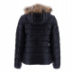 JUST OVER THE TOP, Luxe ml capuche gf, Black