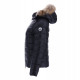 JUST OVER THE TOP, Luxe ml capuche gf, Black