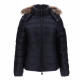 JUST OVER THE TOP, Luxe ml capuche gf, Black
