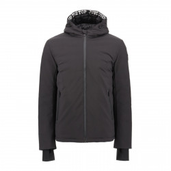 JUST OVER THE TOP, Artic ml capuche stretch leger, Black