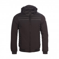 JUST OVER THE TOP, Paco ml capuche softshell, Black