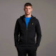 LYLE AND SCOTT, Zip through hoodie, Jet black