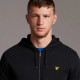 LYLE AND SCOTT, Zip through hoodie, Jet black