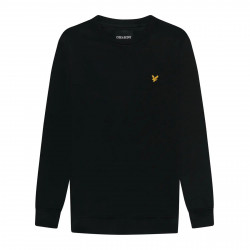 LYLE AND SCOTT, Crew neck sweatshirt, Jet black