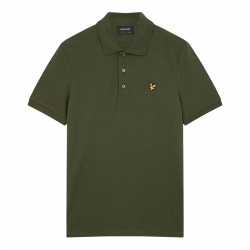 LYLE AND SCOTT, Plain polo shirt, Olive