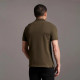 LYLE AND SCOTT, Plain polo shirt, Olive