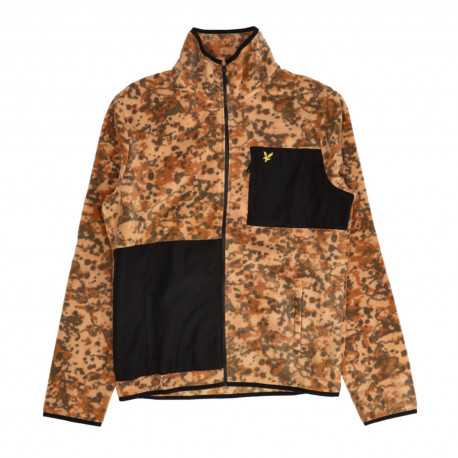 Earth print fleece - Tan