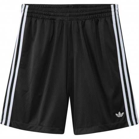 Skateboarding mesh short - Black/white/pulse lime