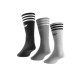 ADIDAS, Solid crew sock, White/mgreyh/black