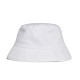 ADIDAS, Trefoil bucket hat adicolor, White